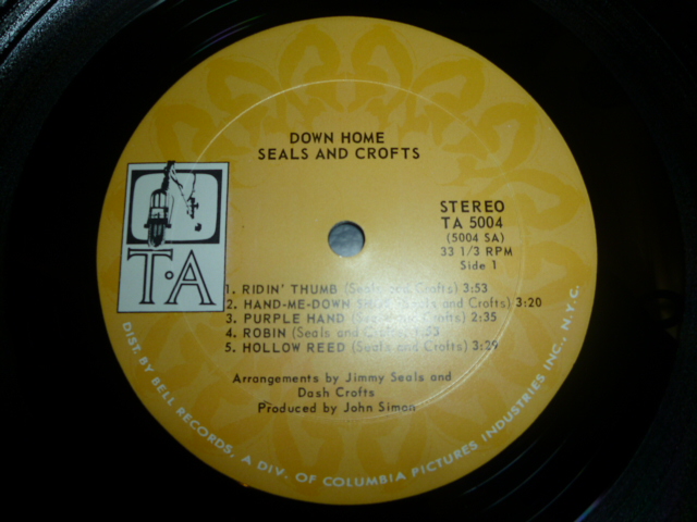 画像: SEALS & CROFTS/DOWN HOME