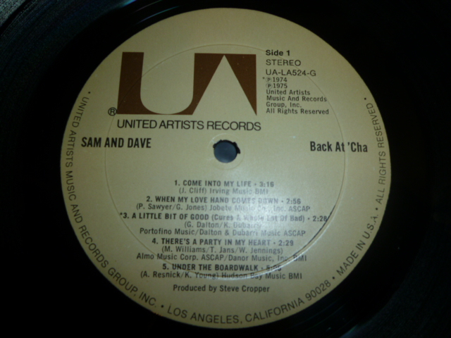 画像: SAM & DAVE/BACK AT 'CHA !