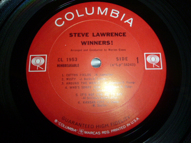 画像: STEVE LAWRENCE/WINNERS !