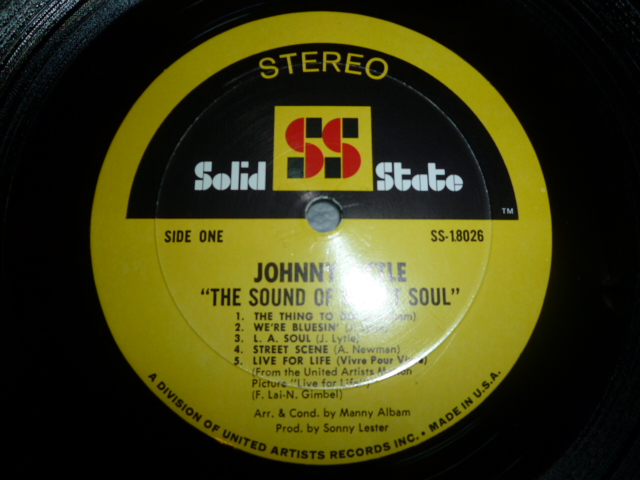 画像: JOHNNY LYTLE/THE SOUND OF VELVET SOUL