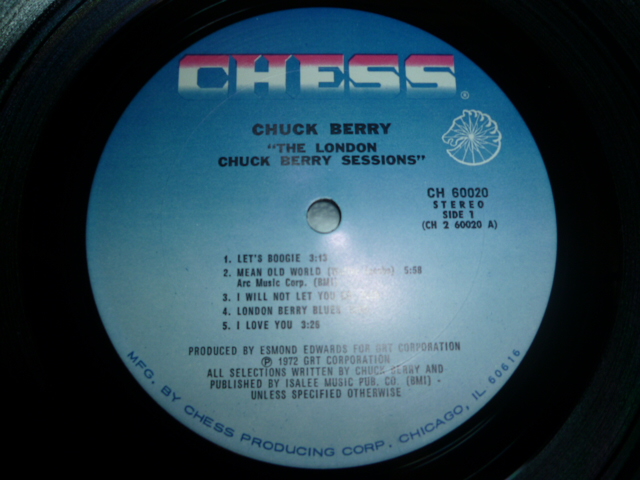 画像: CHUCK BERRY/THE LONDON CHUCK BERRY SESSIONS