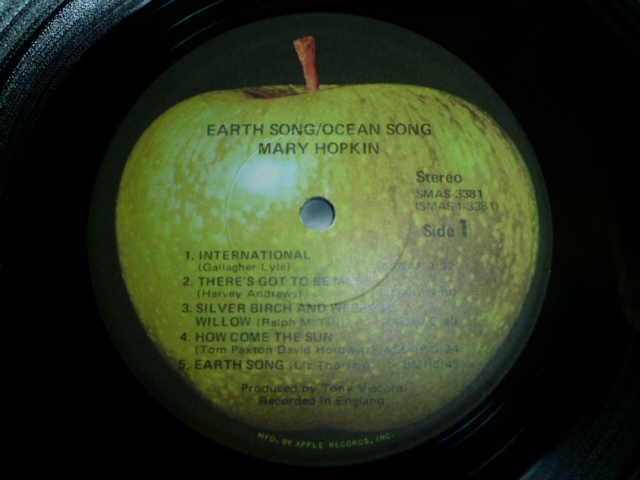 画像: MARY HOPKIN/EARTH SONG  OCEAN SONG