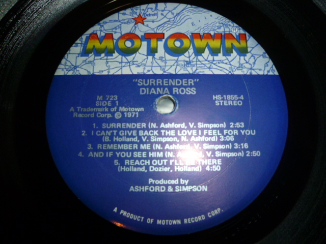 画像: DIANA ROSS/SURRENDER