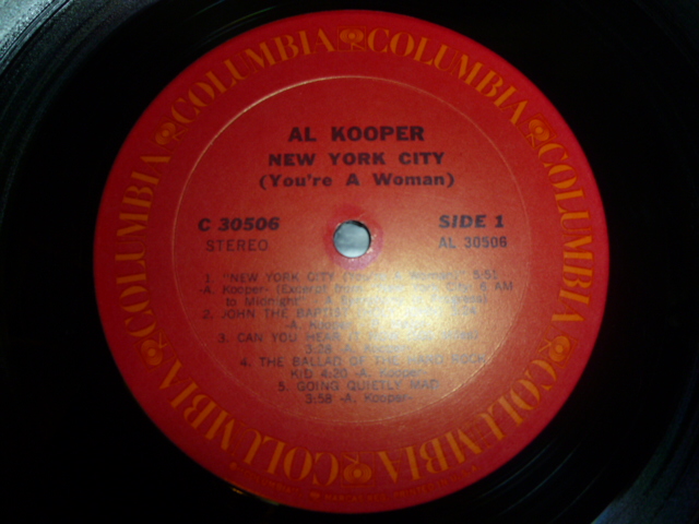 画像: AL KOOPER/NEW YORK CITY (YOU'RE A WOMAN)