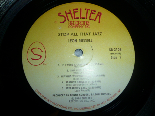 画像: LEON RUSSELL/STOP ALL THAT JAZZ