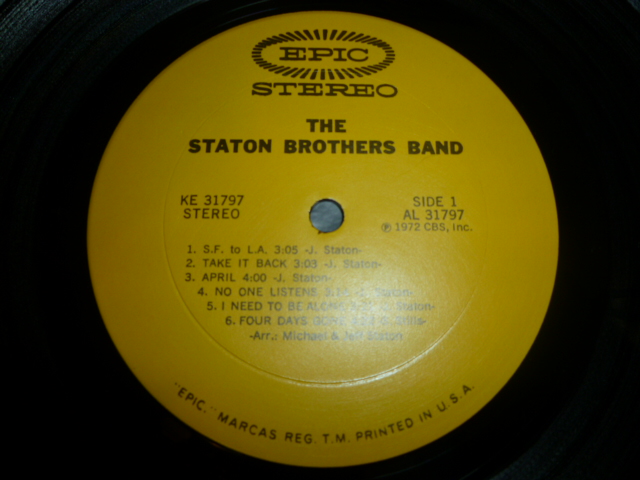 画像: STATON BROTHERS BAND/SAME