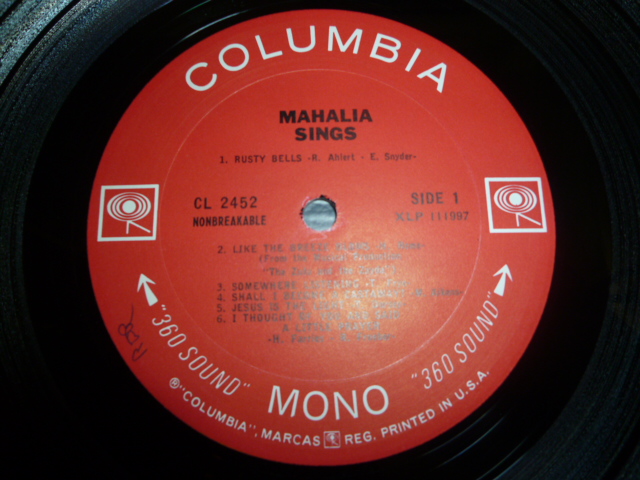 画像: MAHALIA JACKSON/MAHALIA