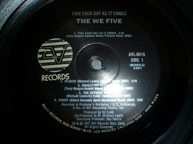 画像: WE FIVE/TAKE EACH DAY AS IT COMES