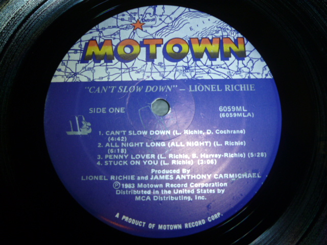 画像: LIONEL RICHIE/CAN'T SLOW DOWN