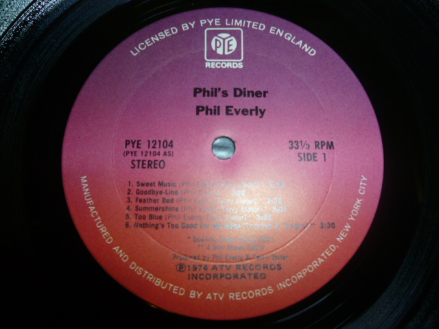 画像: PHIL EVERLY/PHIL'S DINER