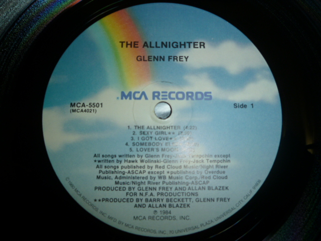 画像: GLENN FREY/THE ALLNIGHTER