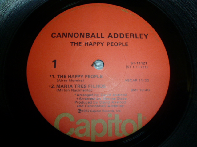 画像: CANNONBALL ADDERLEY/THE HAPPY PEOPLE