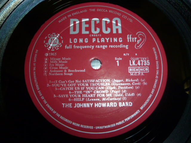 画像: JOHNNY HOWARD BAND/THE EASY BEAT OF THE JOHHNY HOWARD BAND