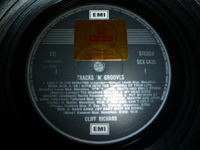 画像: CLIFF RICHARD/TRACKS 'N GROOVES