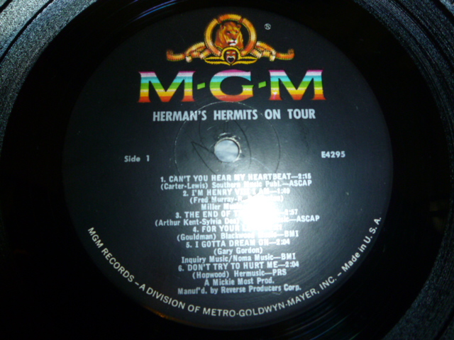 画像: HERMAN'S HERMITS/ON TOUR