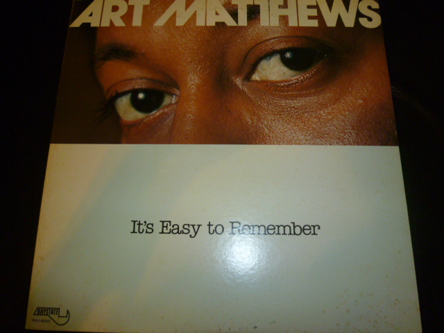 画像1: ART MATTHEWS/IT'S EASY TO REMEMBER