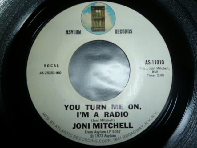 画像1: JONI MITCHELL/YOU TURN ME ON, I'M A RADIO