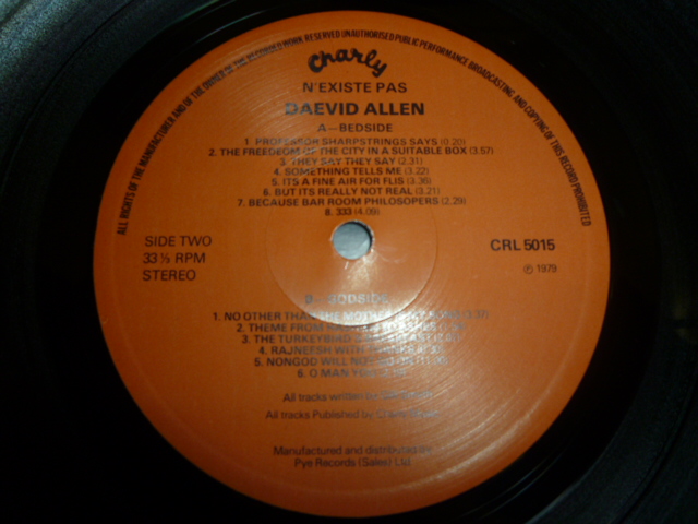 画像: DAEVID ALLEN/N'EXISTEPAS !