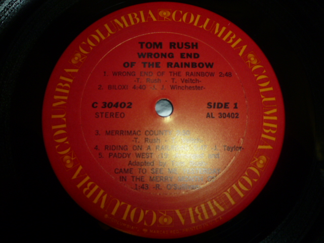 画像: TOM RUSH/WRONG END OF THE RAINBOW