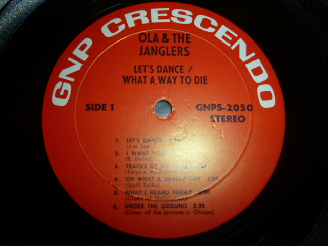 画像: OLA & THE JANGLERS/LET'S DANCE   WHAT A WAY TO DIE