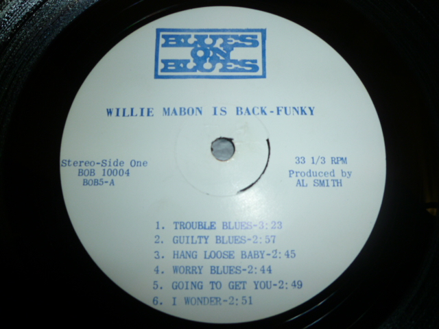 画像: WILLIE MABON/WILLIE MABON IS BACK - FUNKY