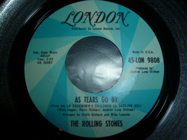 画像1: ROLLING STONES/AS TEARS GO BY