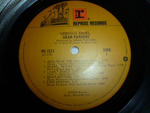 画像: GRAM PARSONS/GRIEVOUS ANGEL