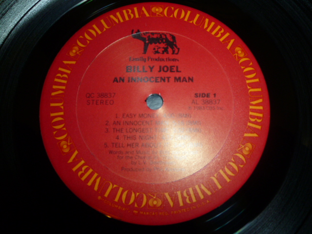 画像: BILLY JOEL/AN INNOCENT MAN