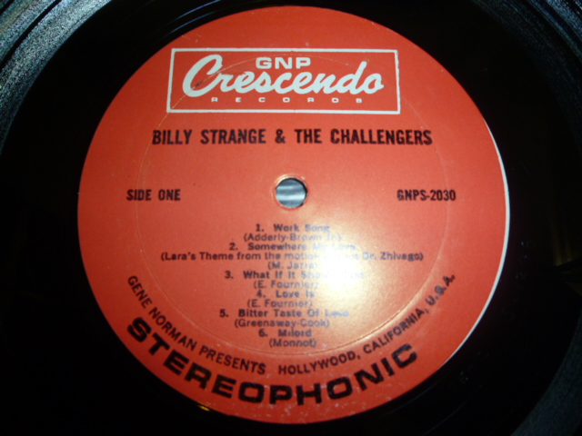 画像: BILLY STRANGE & THE CHALLENGERS/SAME