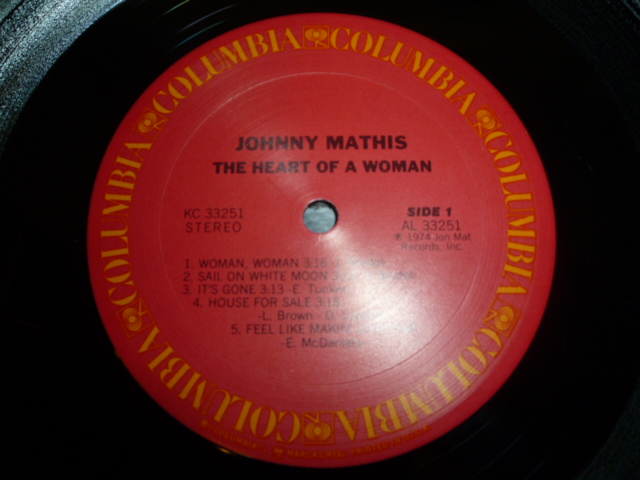 画像: JOHNNY MATHIS/THE HEART OF A WOMAN