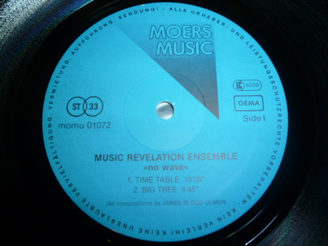 画像: MUSIC REVELATION ENSEMBLE/NO WAVE