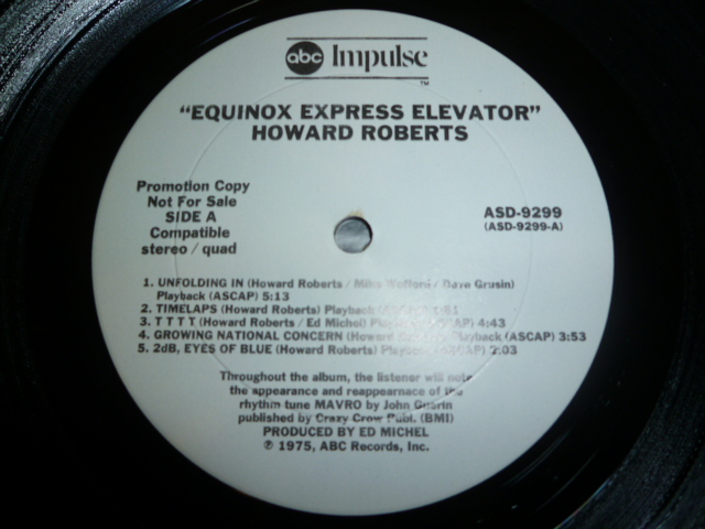 画像: HOWARD ROBERTS/EQUINOX EXPRESS ELEVATOR
