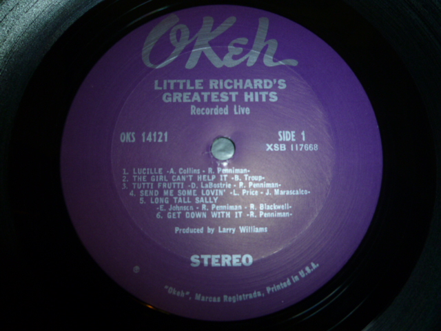 画像: LITTLE RICHARD/LITTLE RICHARD'S GREATEST HITS