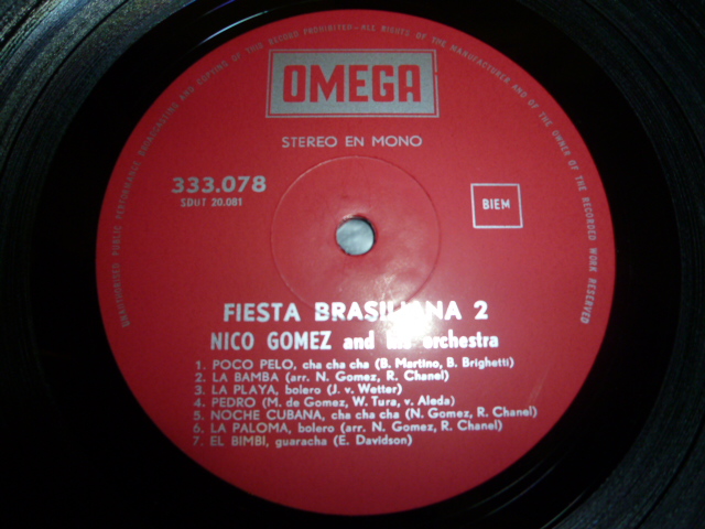 画像: NICO GOMEZ & HIS ORCHESTRA/FIESTA BRASILIANA 2