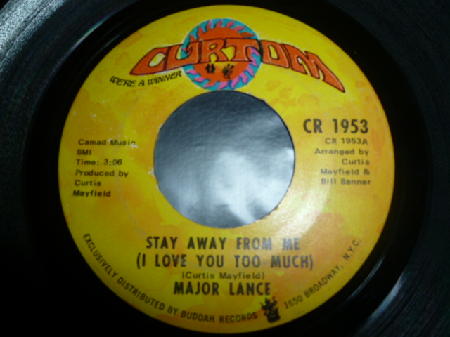 画像1: MAJOR LANCE/STAY AWAY FROM ME (I LOVE YOU TOO MUCH)