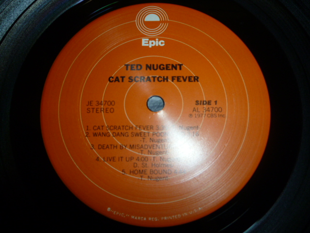 画像: TED NUGENT/CAT SCRATCH FEVER