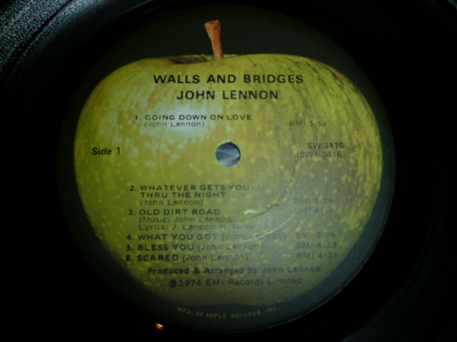 画像: JOHN LENNON/WALLS AND BRIDGES