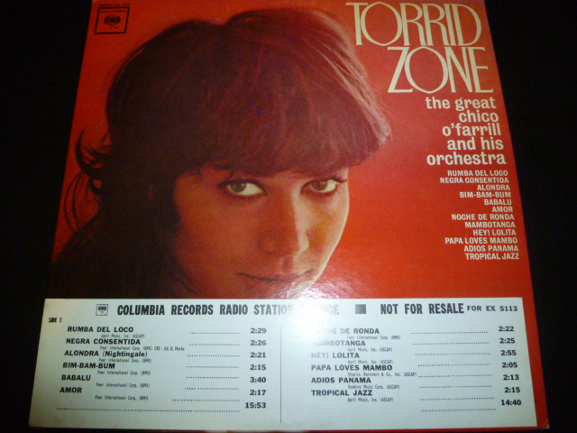 画像1: CHICO O'FARRILL & HIS ORCHESTRA/TORRID ZONE