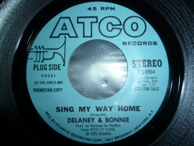 画像: DELANEY & BONNIE/SING MY WAY HOME