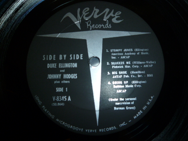 画像: DUKE ELLINGTON & JOHNNY HODGES/SIDE BY SIDE