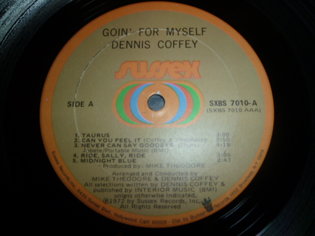 画像: DENNIS COFFEY/GOIN' FOR MYSELF