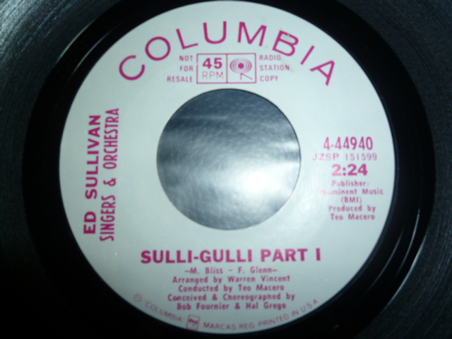 画像1: ED SULLIVAN SINGERS & ORCHESTRA/SULLI - GULLI