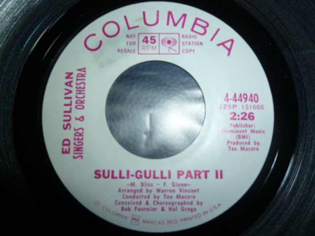 画像: ED SULLIVAN SINGERS & ORCHESTRA/SULLI - GULLI