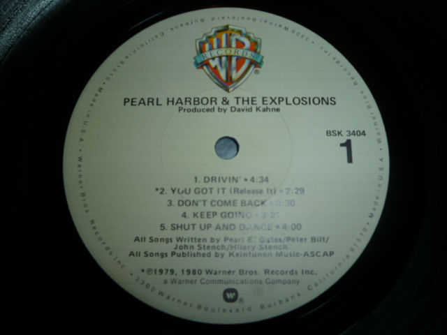 画像: PEARL HARBOR & THE EXPLOSIONS/SAME