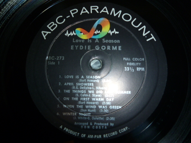 画像: EYDIE GORME/LOVE IS A SEASON