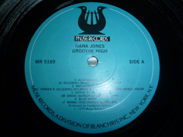 画像: HANK JONES/GROOVIN' HIGH