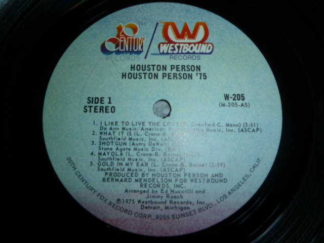 画像: HOUSTON PERSON/'75