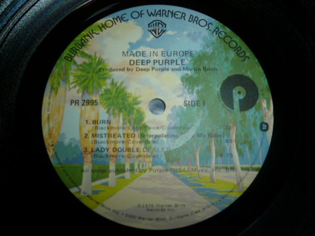 画像: DEEP PURPLE/MADE IN EUROPE