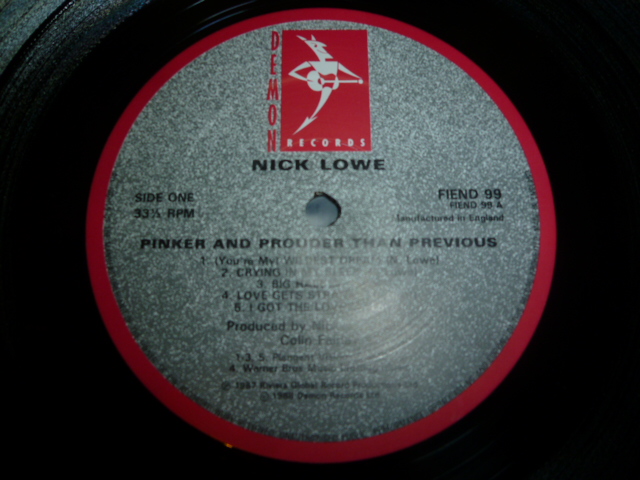 画像: NICK LOWE/PINKER AND PROUDER THAN PREVIOUS