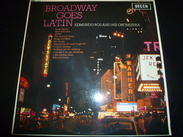 画像1: EDMUNDO ROS & HIS ORCHESTRA/BROADWAY GOES LATIN